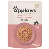 Влажный корм для кошек с филе тунца и лосося, 70 г, Applaws