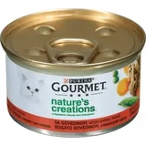 Purina Gourmet Влажный корм для кошек с говядиной и горохом, 85 г