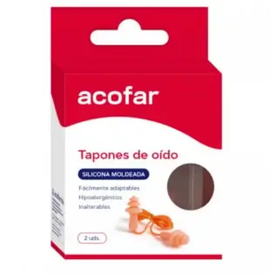 Тверді формовані силіконові беруші Acofar 2u: ціни та характеристики