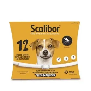 АНТИПАРАЗИТАРНИЙ НАШИЙНИК ДЛЯ СОБАК SCALIBOR 48 СМ