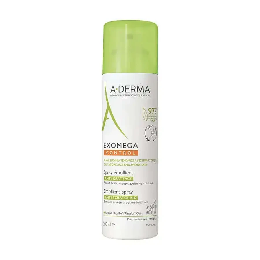 Aderma Exomega Control Anti-Scratch Emollient Spray 200 мл: цены и характеристики