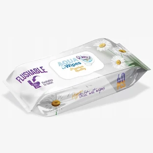 Aqua Wipes, вологий туалетний папір преміум-класу, 40 шт.