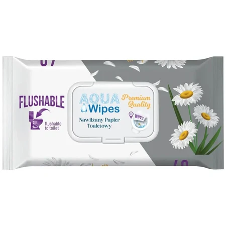 Aqua Wipes, вологий туалетний папір преміум-класу, 40 шт.: ціни та характеристики