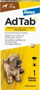 АдТаб 56 мг жевательные таблетки для собак против блох и клещей (1,3-2,5 кг) - 1 таблетка