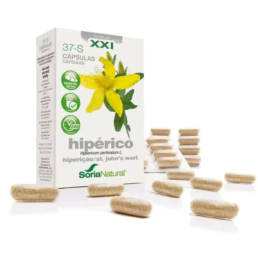 Soria Natural 37-S Звіробій пролонгованої дії, 30 капсул: ціни та характеристики