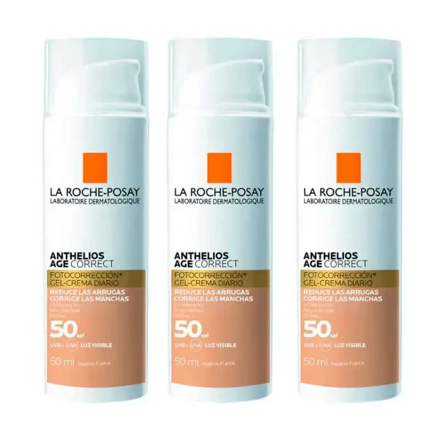 La Roche Posay Triple Anthelios Triple Anthelios Age Correct Spf50 Colour, 3 X 50 Ml: цены и характеристики