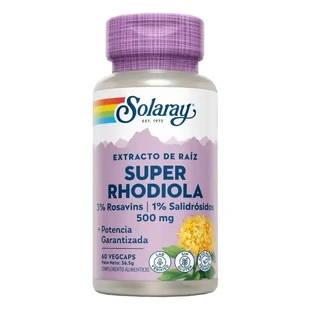 Solaray Super Rhodiola 500 мг, 60 капсул