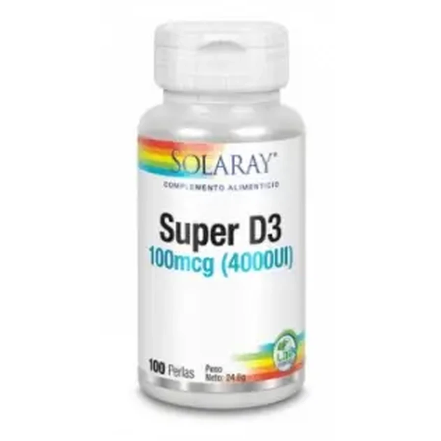 Solaray Super D3 100mcg 4000IUI 100 жемчужин: цены и характеристики
