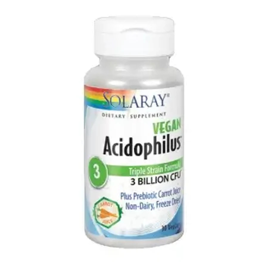 Solaray Acidophilus plus - 30 VegCaps: цены и характеристики