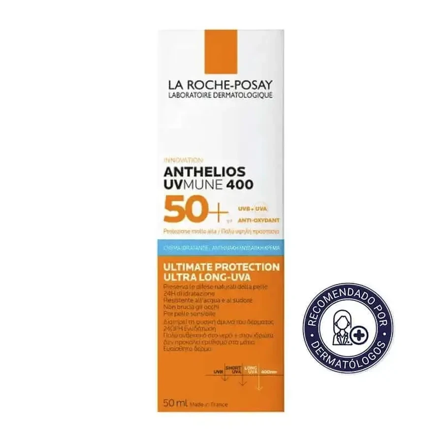 La Roche-Posay Anthelios UVMune 400 Зволожуючий крем SPF50+ 50 мл: ціни та характеристики