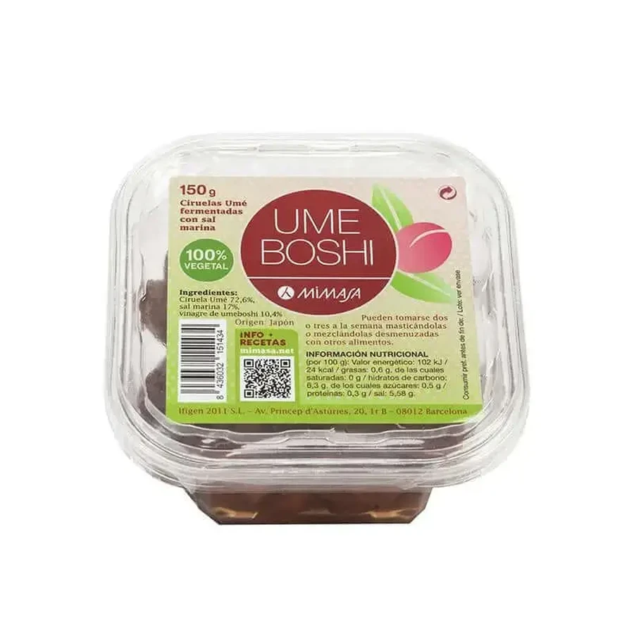 Мімаса Умебоші натуральна, 150 г: ціни та характеристики