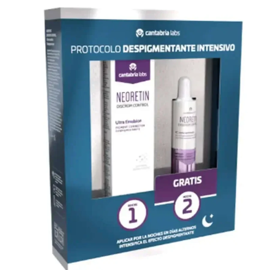 Neoretin Pack Depigmenting Discrom Ultra Emulsion + Minitalla Concentrate: цены и характеристики