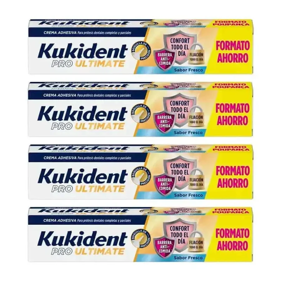 Kukident Quadruple Pro Ultimate Fresh Flavor, 4 x 57 г: ціни та характеристики