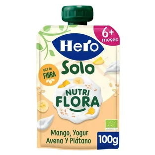 Hero Baby Solo Саше Nutriflora Манго, йогурт, банан та овес 100 г
