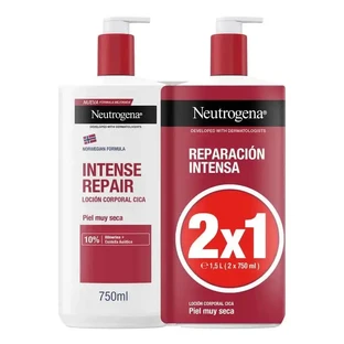 Neutrogena Neutrogena Neutrogena Neutrogena Neutrogena Зволожуючий відновлюючий крем для тіла для дуже сухої шкіри Cica, упаковка 2х750 мл