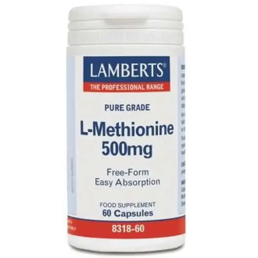 Lamberts L-Метіонін 500 мг 60 капсул: ціни та характеристики
