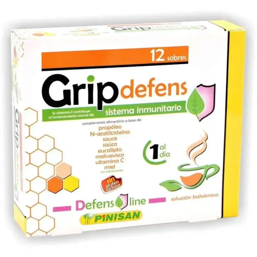 Pinisan Gripdefens, 12 пакетиков: цены и характеристики