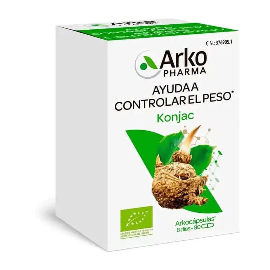 Аркофарма Аркокапсули Коньяк Біо, 80 капсул: ціни та характеристики