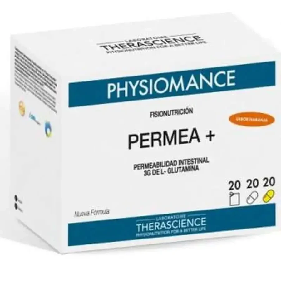Therascience Фізіоманс Пермеа+ 20 драже+20 капсул+20 таблеток: ціни та характеристики