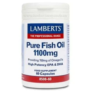 Lamberts Pure Fish Oil-Omega 3 High Potency. 60 жемчужин
