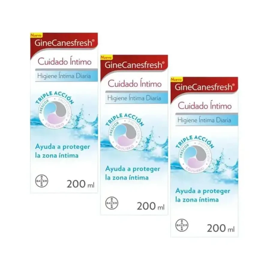 Ginescanes GineCanesfresh Гель для интимной гигиены, 3X200 мл: цены и характеристики