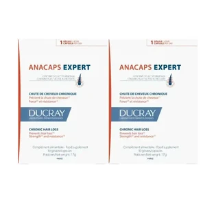 Ducray Anacaps Expert проти випадіння волосся, упаковка 2 х 30 капсул