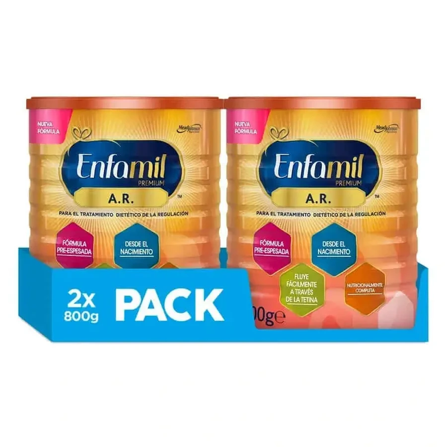 Enfamil A.R. Молочная смесь для диетического лечения срыгиваний, 2 х 800 гр.: цены и характеристики