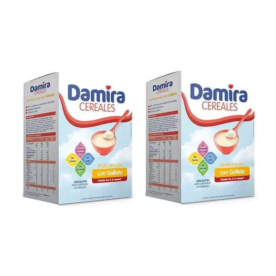 Damira Мультизернові з печивом, 2х600г: ціни та характеристики