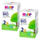 Молоко Hipp 2 Bio, упаковка 2 x 600 г