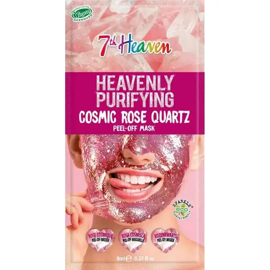 7 Heaven Cosmic Rose Quartz Purifying Peel-Off Mask , 8 мл: цены и характеристики
