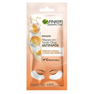 Активна маска для контуру очей Garnier Skin проти втоми та темних кіл з гіалуроновою кислотою та екстрактом апельсина