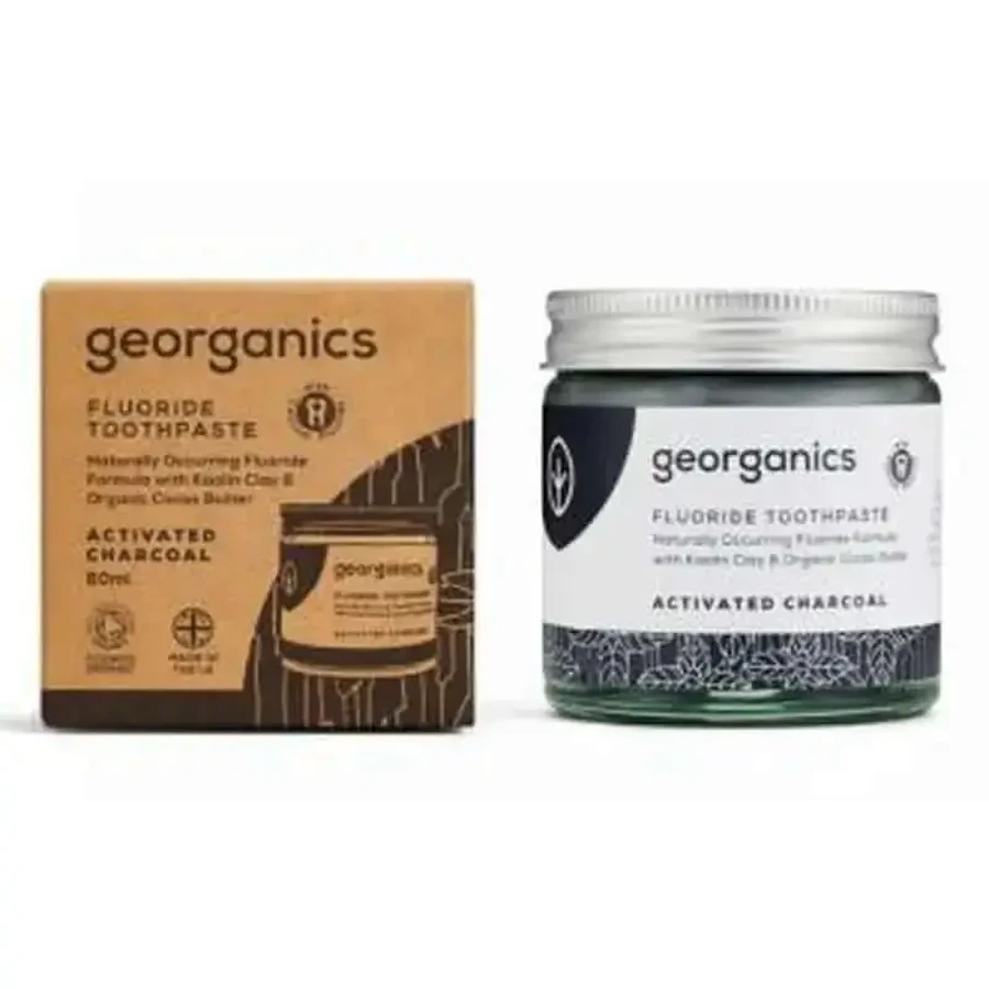 Georganics Зубная паста с фтором и активированным углем 60 мл.: цены и характеристики