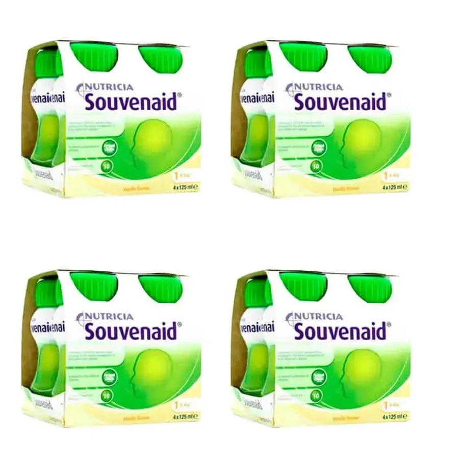 Nutricia Souvenaid Смузи со вкусом ванили 16 шт. х 125 мл: цены и характеристики