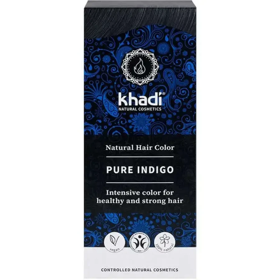 Khadi Indigo 100% чистый и натуральный, 100 гр.: цены и характеристики