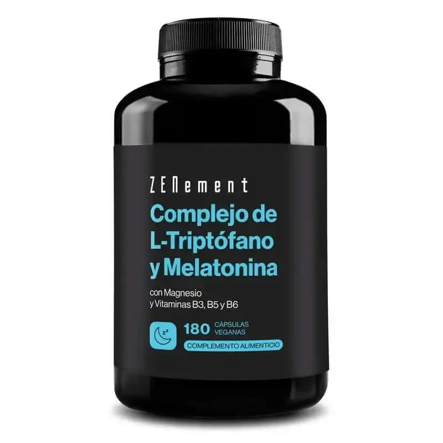 Комплекс L-триптофану та мелатоніну Zenement, 180 веганських капсул: ціни та характеристики