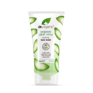Dr.Organic Алое Вера Ніжний, заспокійливий та регенеруючий засіб для вмивання обличчя, 125 мл