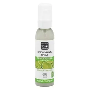 Naturabio Cosmetics Натуральний дезодорант-спрей Лимон-Алое Свіжість 100М