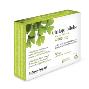 Nature Essential Blister Pack Гінкго білоба, 30 вегетаріанських капсул