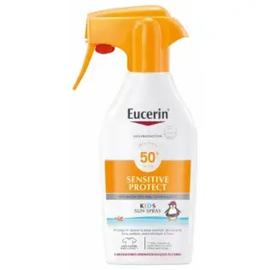 Eucerin Захист від сонця SPF50+ Дитячий спрей Sensitive Protect, 250 мл: ціни та характеристики