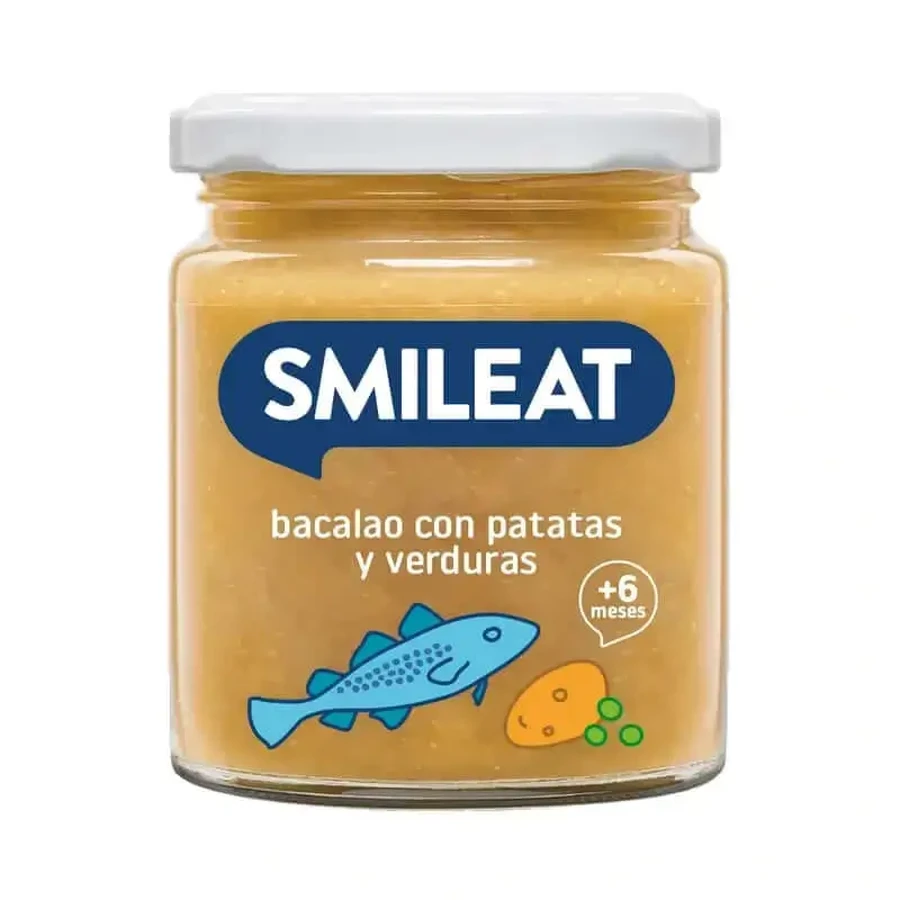 Smileat Тріска з картоплею та овочами, 230 грамів: ціни та характеристики
