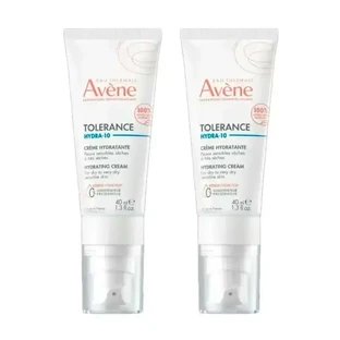 Зволожуючий крем Avene Tolerance Hydra-10, упаковка 2 х 40 мл