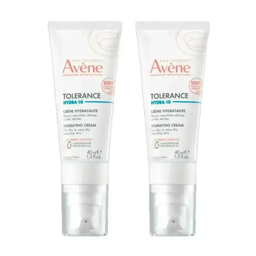 Зволожуючий крем Avene Tolerance Hydra-10, упаковка 2 х 40 мл: ціни та характеристики