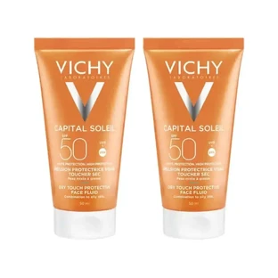 Vichy Duplo Capital Soleil Крем для лица Spf50+, 2X50 мл