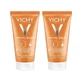 Vichy Duplo Capital Soleil Крем для лица Spf50+, 2X50 мл