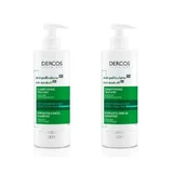 Vichy Dercos Technique Шампунь проти жирної лупи, 2X390 мл