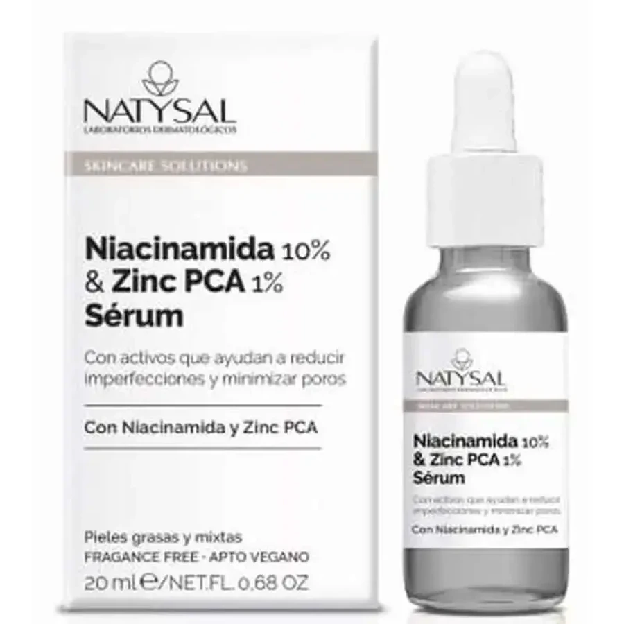 Natysal Ніацинамід 10% та цинк Pca 1% розчин 20мл.: ціни та характеристики