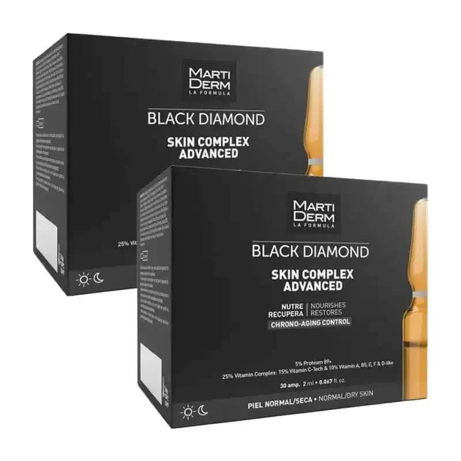 Martiderm Black Diamond Skin Complex Advanced, упаковка 2 х 30 ампул: ціни та характеристики