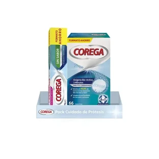 Corega Denture Care Pack (очищение + сильная фиксация)