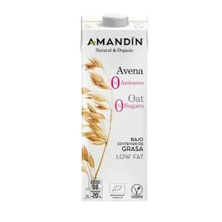 Овочевий напій Amandin Barista Вівсянка 0% цукру 1 л 6 унцій