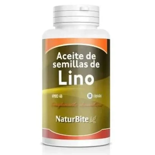 Олія насіння льону Naturbite 1000 мг. 60 капсул